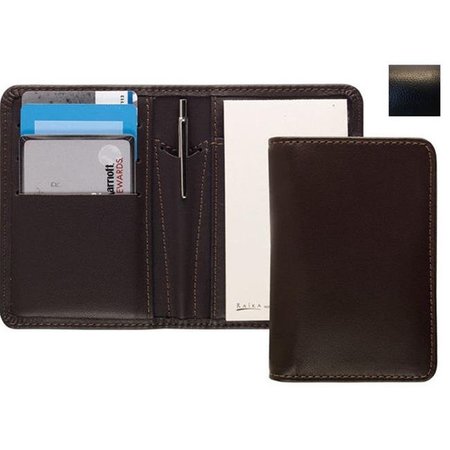 RAIKA Raika RO 128 BLK Card Note Case with Pen - Black RO 128 BLK